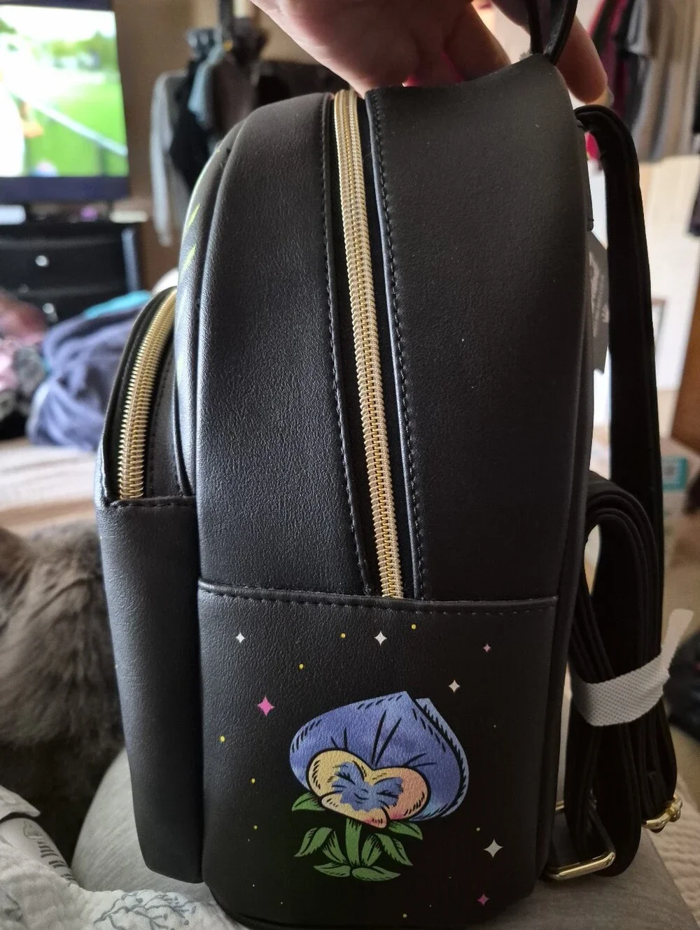 NWT Loungefly Black Alice in Wonderland Silhouette Mini Backpack